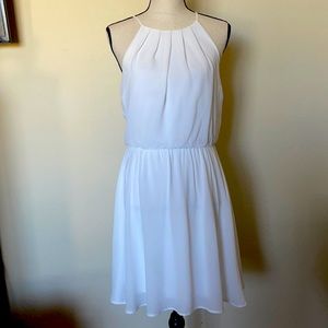 White spaghetti strap spring/summer dress